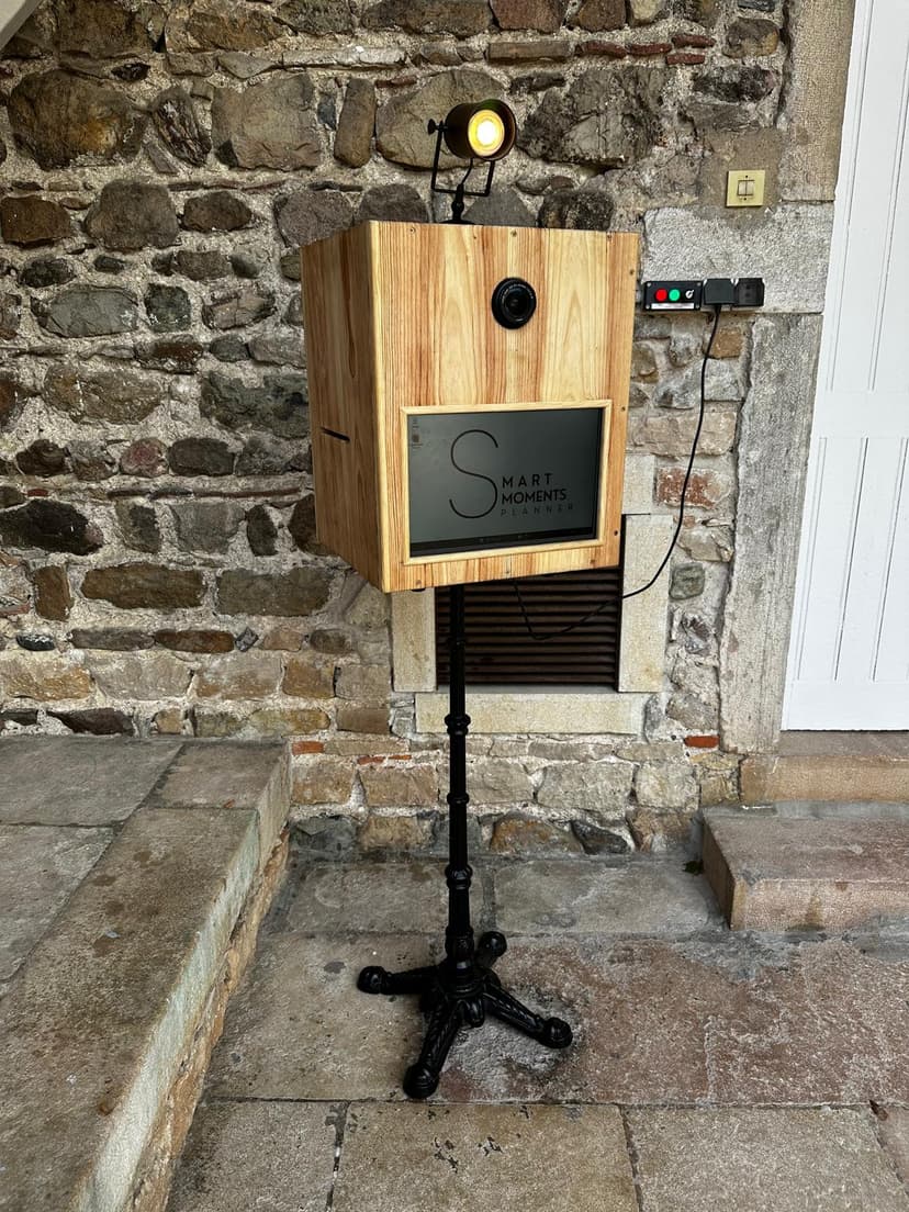 Photobooth Smart Moments installé en extérieur